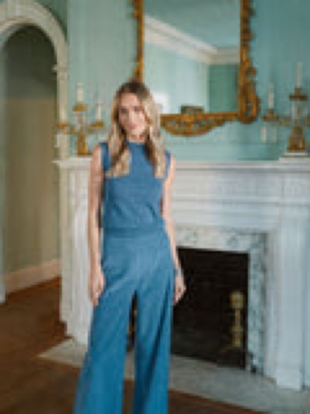 Julia Amory Julia Pant Cord Azure